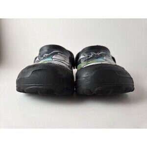 Kids Jurassic World Black Slip On Clogs Size 5 6 Dinosaur Toddler Shoes